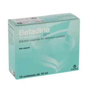 Betadine 10 %, Solution Vaginale En Récipient Unidose