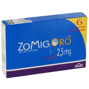 Zomigoro 2,5 Mg, Comprimé Orodispersible