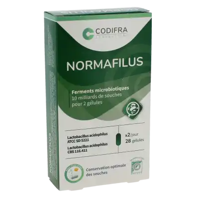 Codifra Normafilus Ferments microbiotiques Gélules B/28