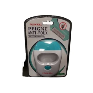 Poux'kill Peigne Anti-poux électronique