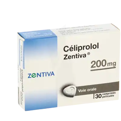 Celiprolol Zentiva 200 Mg, Comprimé Pelliculé à Bordeaux