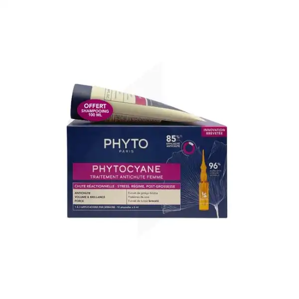 Phytocyane Coffret Anti-chute Femme Chute Réactionnelle