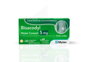 Bisacodyl Mylan Conseil 5 Mg, Comprimé Enrobé Gastro-résistant