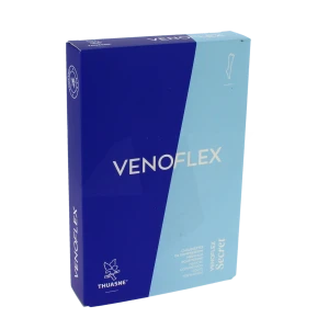 Venoflex Secret 2 Chaussette Pied Ouvert Femme Beige Bronzant Taille 2n