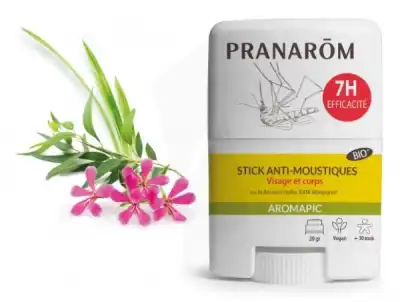 Pranarôm Aromapic Bio Stick Anti-moustiques Visage Et Corps Stick/20g à SARROLA-CARCOPINO