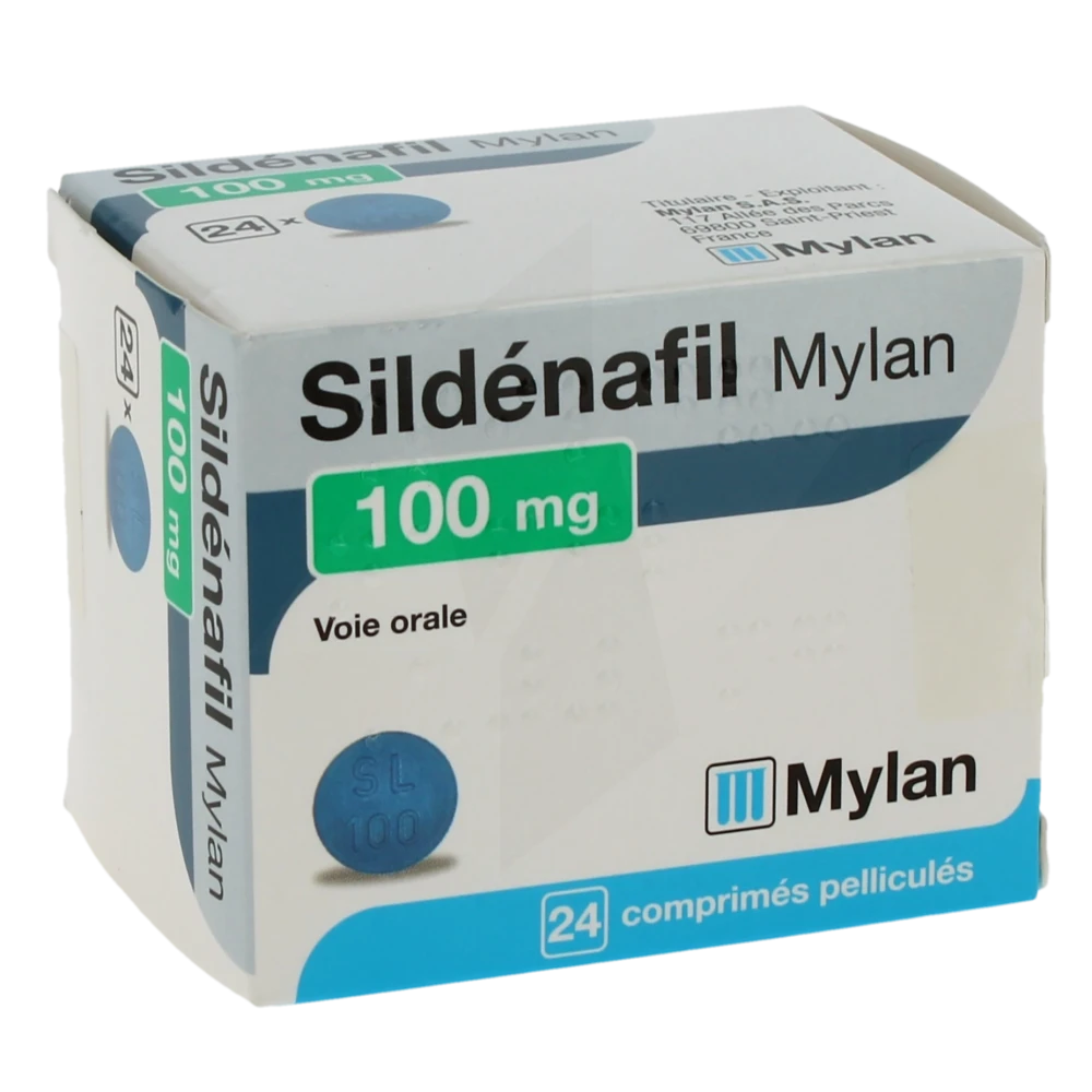 Sildenafil Viatris 100 Mg, Comprimé Pelliculé