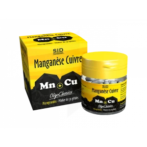 Sid Nutrition Oligoclassics Manganèse Cuivre Gélules B/30
