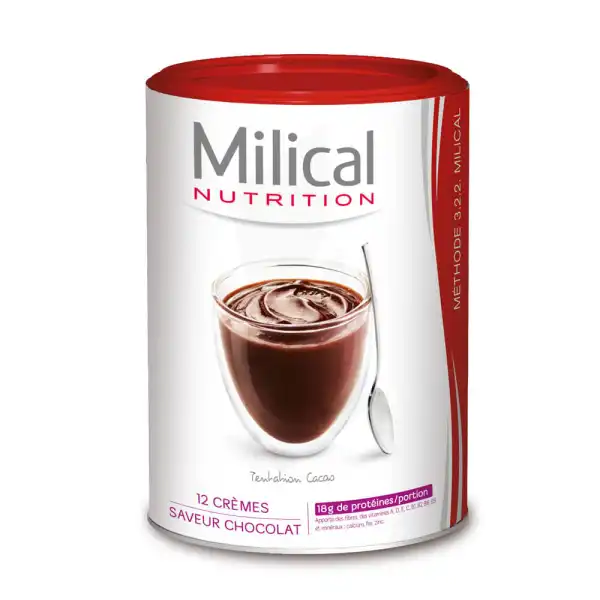 Milical Hyperproteine Pdr Pour Dessert Chocolat Pot/500g