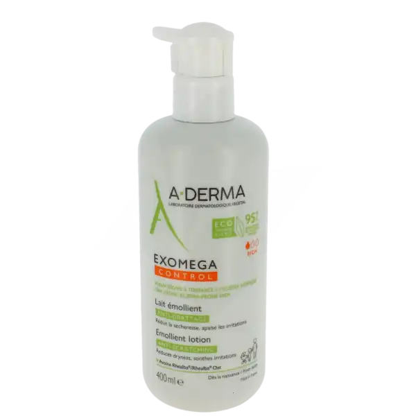 Aderma Exomega Control Lait Émollient Anti-grattage Fl Pompe/400ml