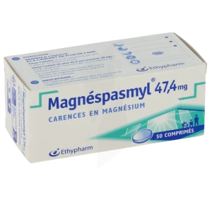 Magnespasmyl 47,4 Mg, Comprimé Pelliculé