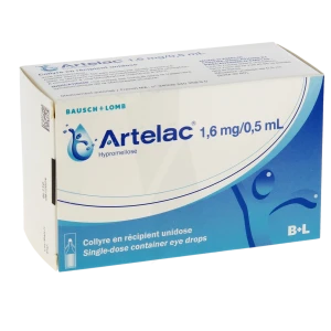 Artelac 1,6 Mg/0,5 Ml, Collyre En Récipient Unidose