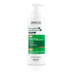 Vichy Dercos Shampooing Démêlant Antipelliculaire Ds 2 En 1 Fl Pompe/400ml