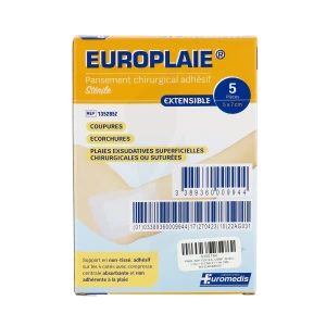 Euromedis Pans Stérile Avec Compresse 5x7,2cm B/5