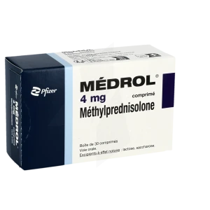 Medrol 4 Mg, Comprimé