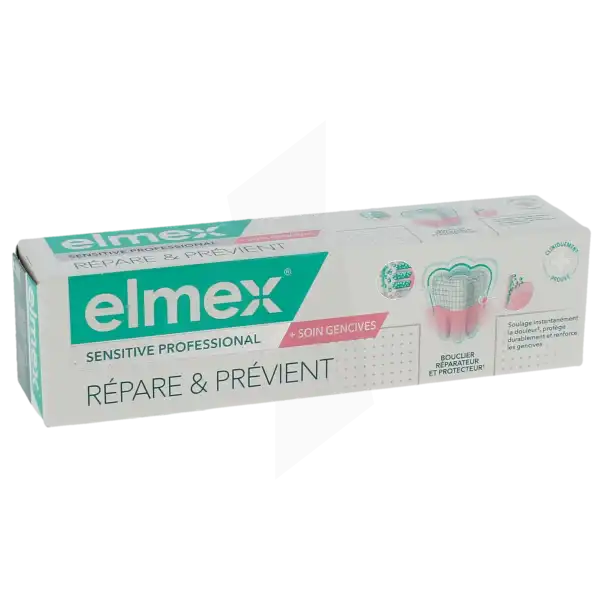 Elmex Sensitive Professional Pâte Dentifrice Soin Gencives T/75ml