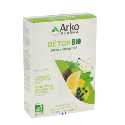 Arkofluide Bio Ultraextract Solution Buvable Détox 20 Ampoules/10ml à  Perpignan