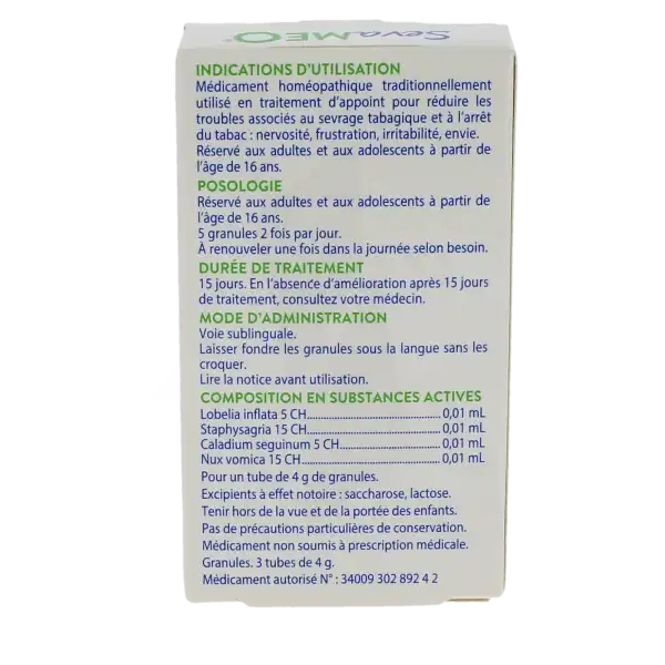 Boiron Sevameo Granules 3t/4g