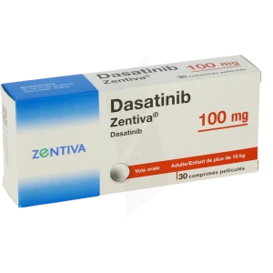 Dasatinib Zentiva 100 Mg, Comprimé Pelliculé