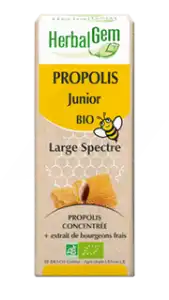 Herbalgem Propolis Large Spectre Solution Buvable Bio Junior Fl Cpte-gttes/15ml à Muttersholtz