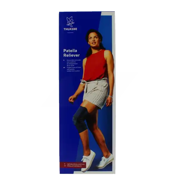 Thuasne Patella Reliever Genouillère Articulée Gauche Gris Taille 3