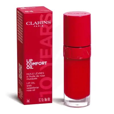 Clarins Lip Comfort Oil 54 Iconic Red Edition Limitée 10 Ans 7ml à PERTUIS