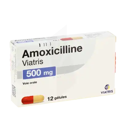 AMOXICILLINE VIATRIS 500 mg, gélule