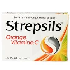 Strepsils Orange Vitamine C, Pastille