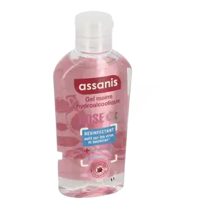 Assanis Pocket Gel Hydroalcoolique Rose Fl/80ml à ANDERNOS-LES-BAINS