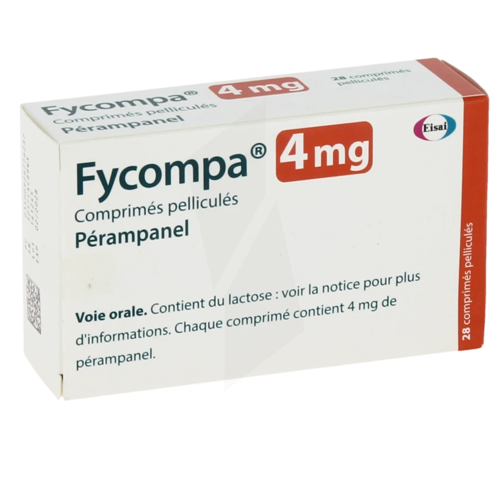 Fycompa 4 Mg, Comprimé Pelliculé
