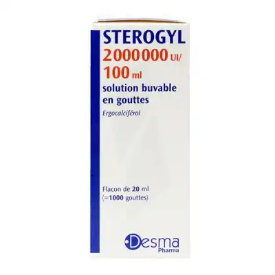 STEROGYL 2 000 000 UI/100 ml, solution buvable en gouttes
