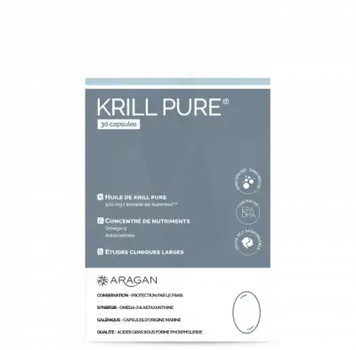 Aragan Krill Pure Gélules B/30 à Poitiers