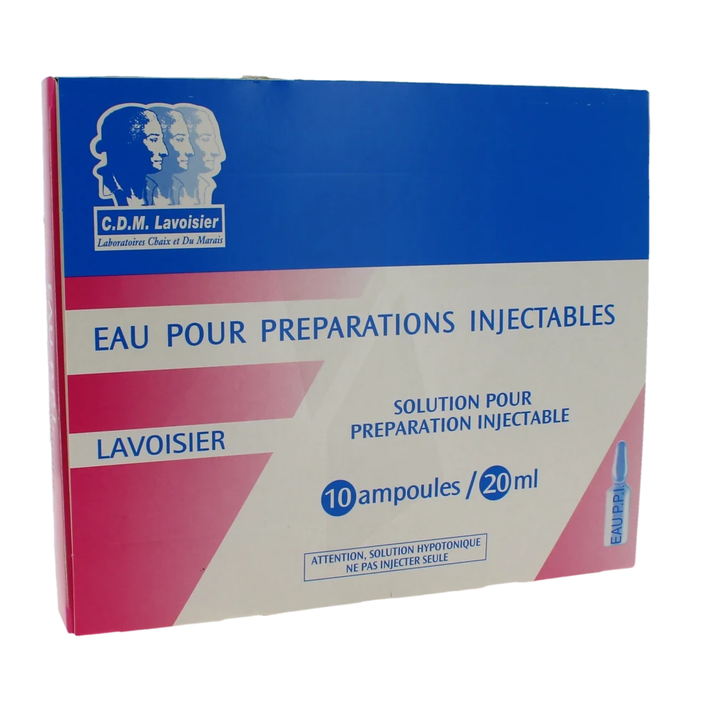 Eau Pour Preparations Injectables Lavoisier, Solution Pour Préparation Injectable