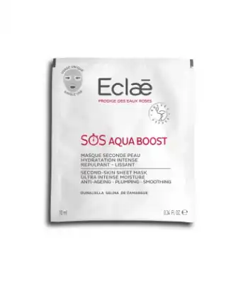 EclaÉ Sos Aqua Boost Masque Seconde Peau Sach/10ml à BRIÉ-ET-ANGONNES