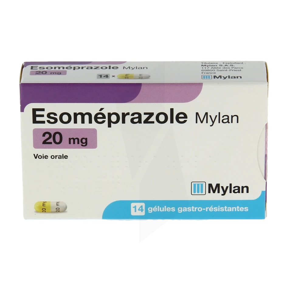 Esoméprazole mylan 20 mg hotsell