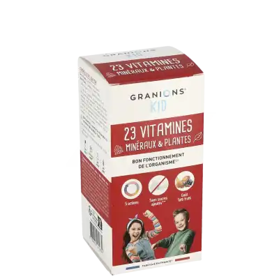 Granions Kid 23 Vitamines Minéraux Et Plantes Solution Buvable Fl/125ml à VILLEMUR SUR TARN