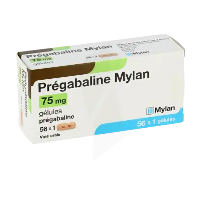 Pregabaline Mylan 75 Mg, Gélule à LIEUSAINT