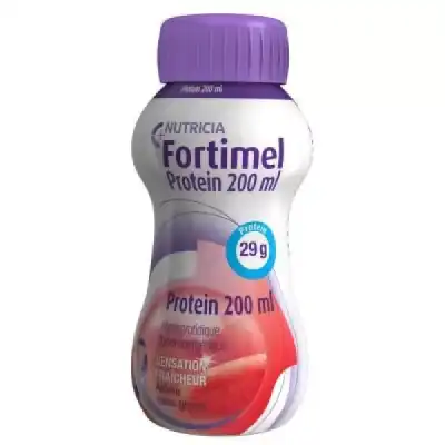 Fortimel Protein Sensation Fraîcheur Nutriment Fraise Givrée Bouteille/125ml à CANALS