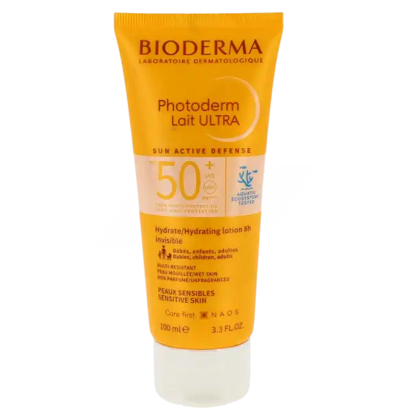 Bioderma Photoderm Lait Ultra Spf50+ Protection Solaire Format Voyage 100ml