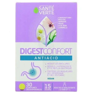 Sante Verte Digest Confort Antiacid 30 Comprimés