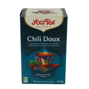 Yogi Tea Tisane Ayurvédique Chili Doux Bio 17 Sachets/1,8g