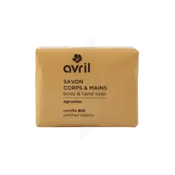 Avril Savon Corps & Mains Agrumes Bio 100g