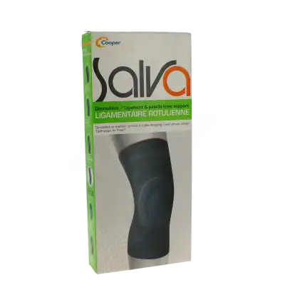 Cooper Salva Genouillère Ligamentaire Rotulienne Noir T2 à Saint-Médard-en-Jalles