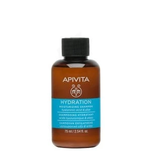 Apivita - Holistic Hair Care Mini Shampoing Hydratant Avec Acide Hyaluronique & Aloès 75ml