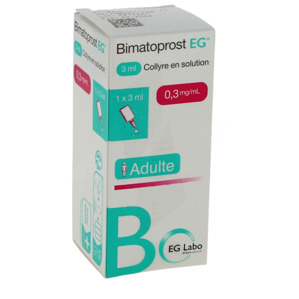 Bimatoprost Eg 0,3 Mg/ml, Collyre En Solution