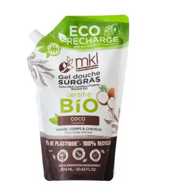 Mkl Gel Douche Bio Coco Eco Recharge/900ml à MANCIET