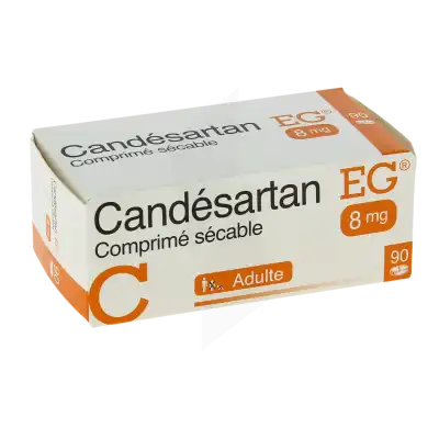 Candesartan Eg 8 Mg, Comprimé Sécable à LIVRON-SUR-DROME