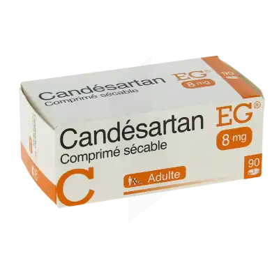Candesartan Eg 8 Mg, Comprimé Sécable à Abbeville