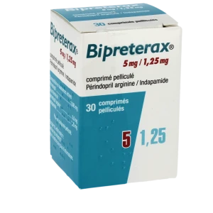 Bipreterax 5 Mg/1,25 Mg, Comprimé Pelliculé