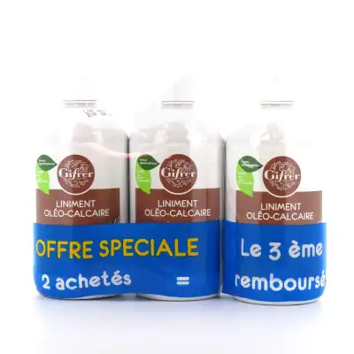 Gifrer Liniment Oléo-calcaire 3*fl/500ml à Bordeaux