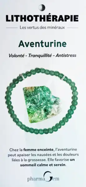 Bracelet De Lithothérapie En Aventurine 4 Mm